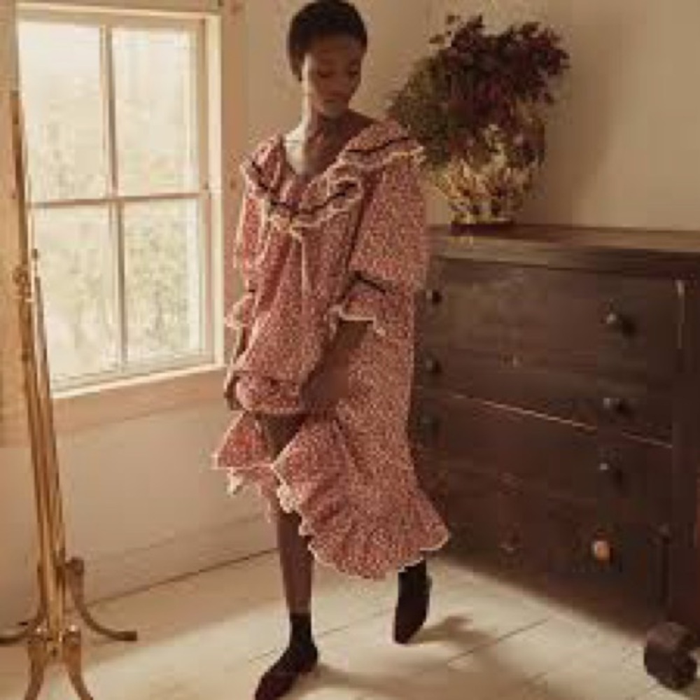 Dôen | Chaleur Nightgown | Size XL | Rouge Pomme Et Poire